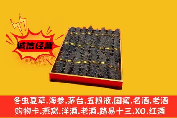 右玉县回收海参